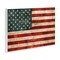 Stupell Industries US American Flag Rustic Pattern Wall Plaque Art
